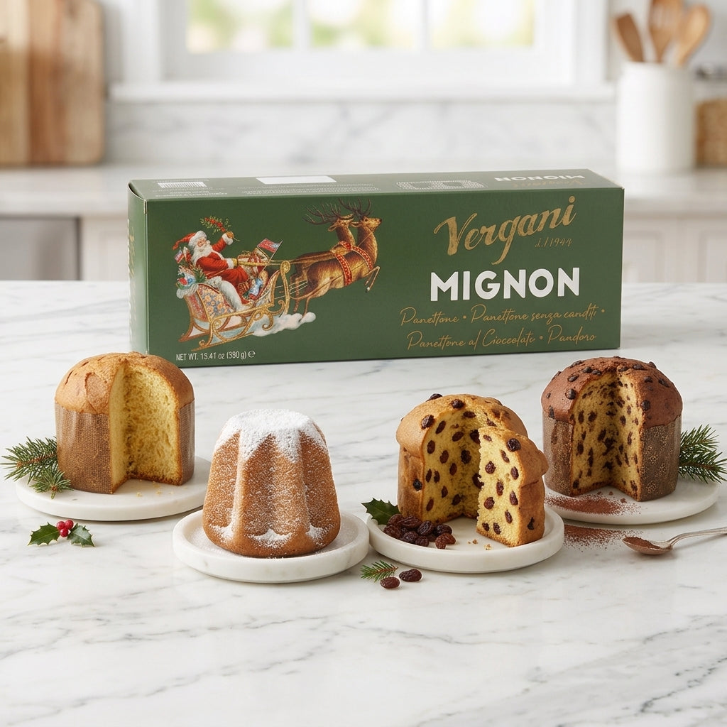 ASSORTIMENT 4 MINI PANETTONES
