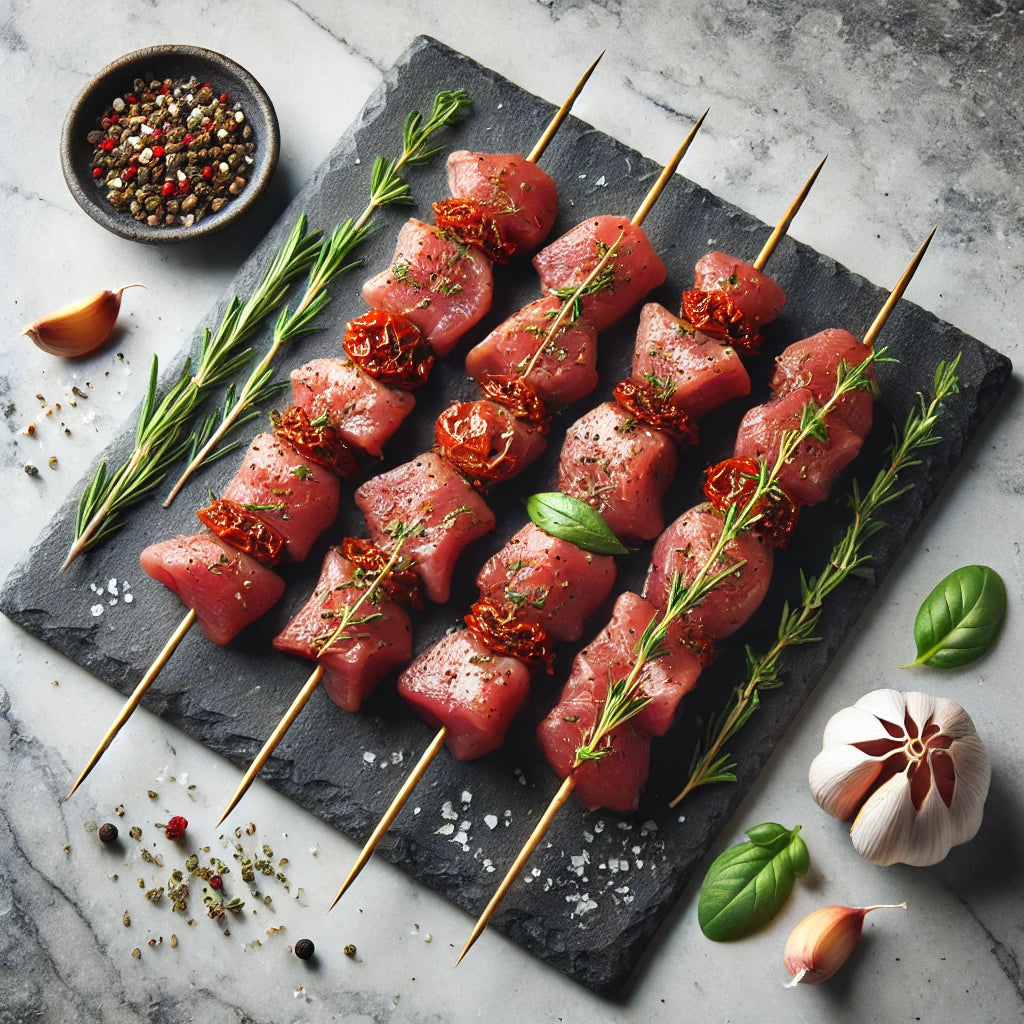 BROCHETTES DE CANARD MARINÉ À LA PROVENCALE