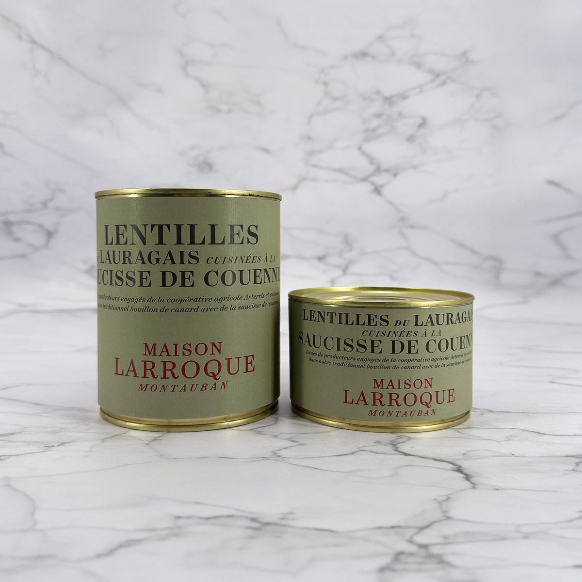 LENTILLES AUX SAUCISSES DE COUENNE CUISINÉES