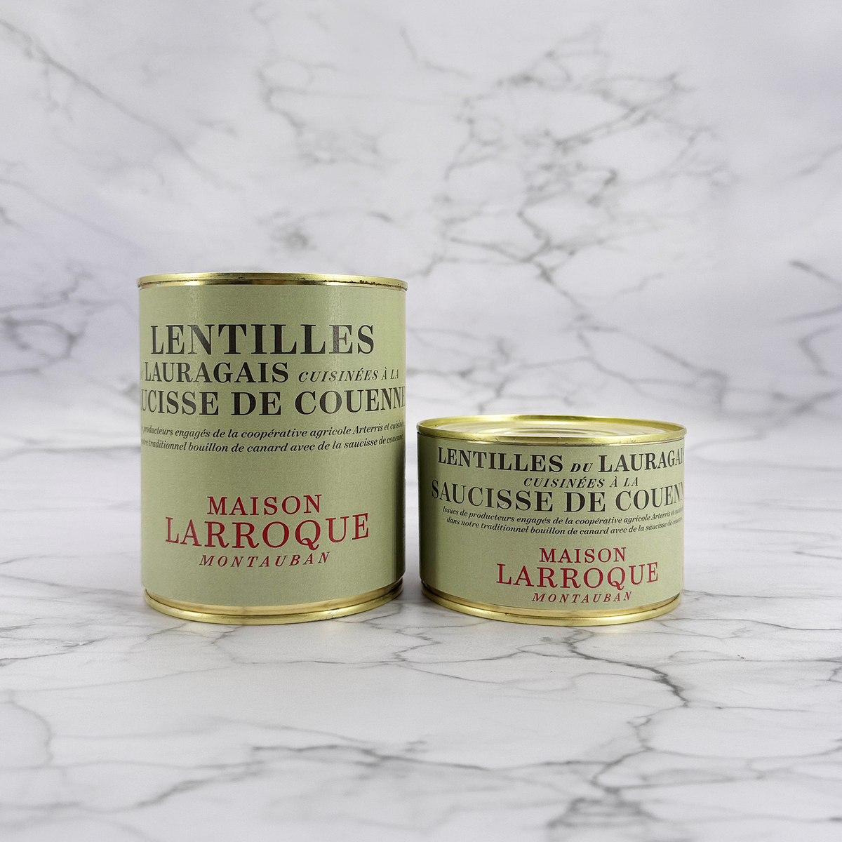 LENTILLES AUX SAUCISSES DE COUENNE CUISINÉES