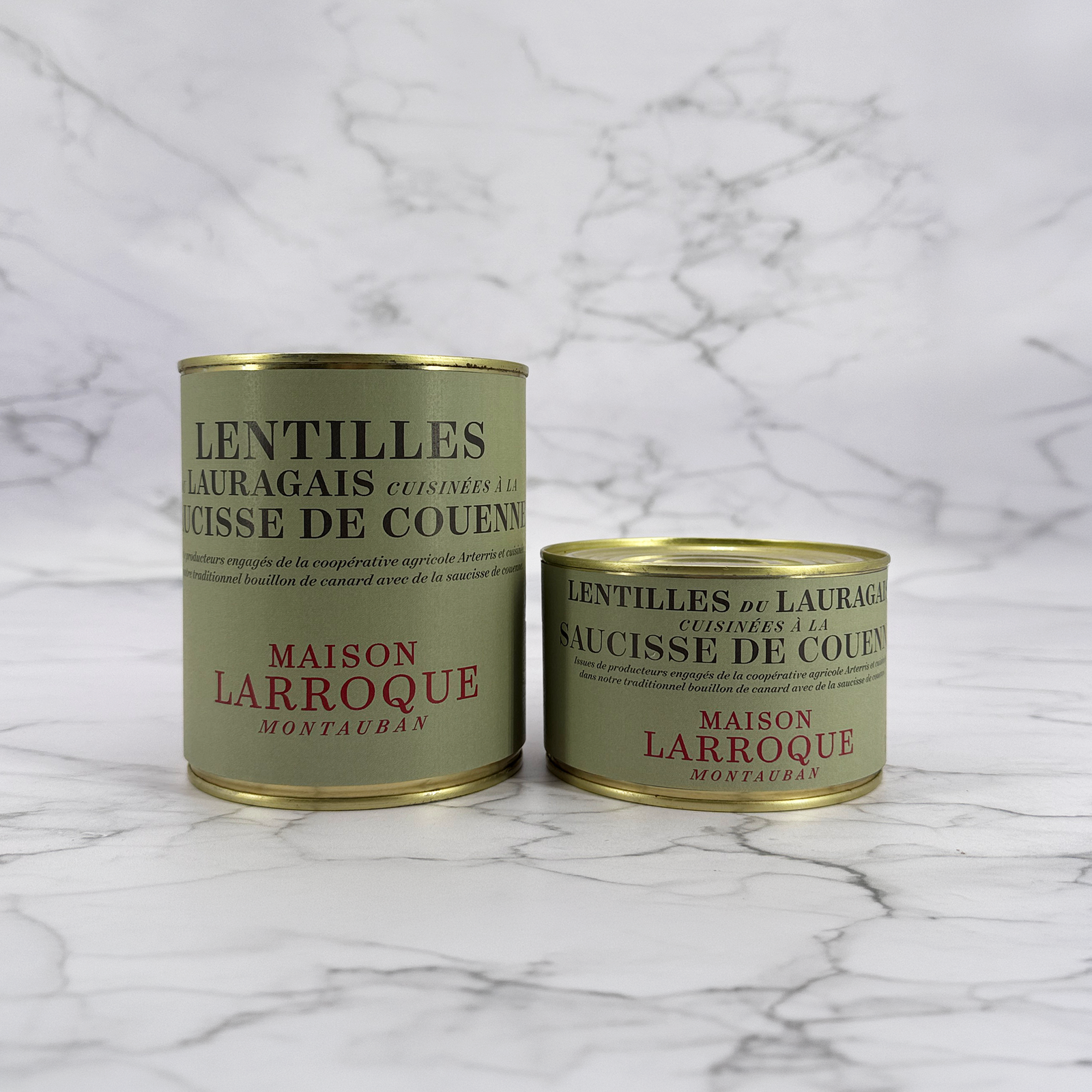 LENTILLES AUX SAUCISSES DE COUENNE CUISINÉES