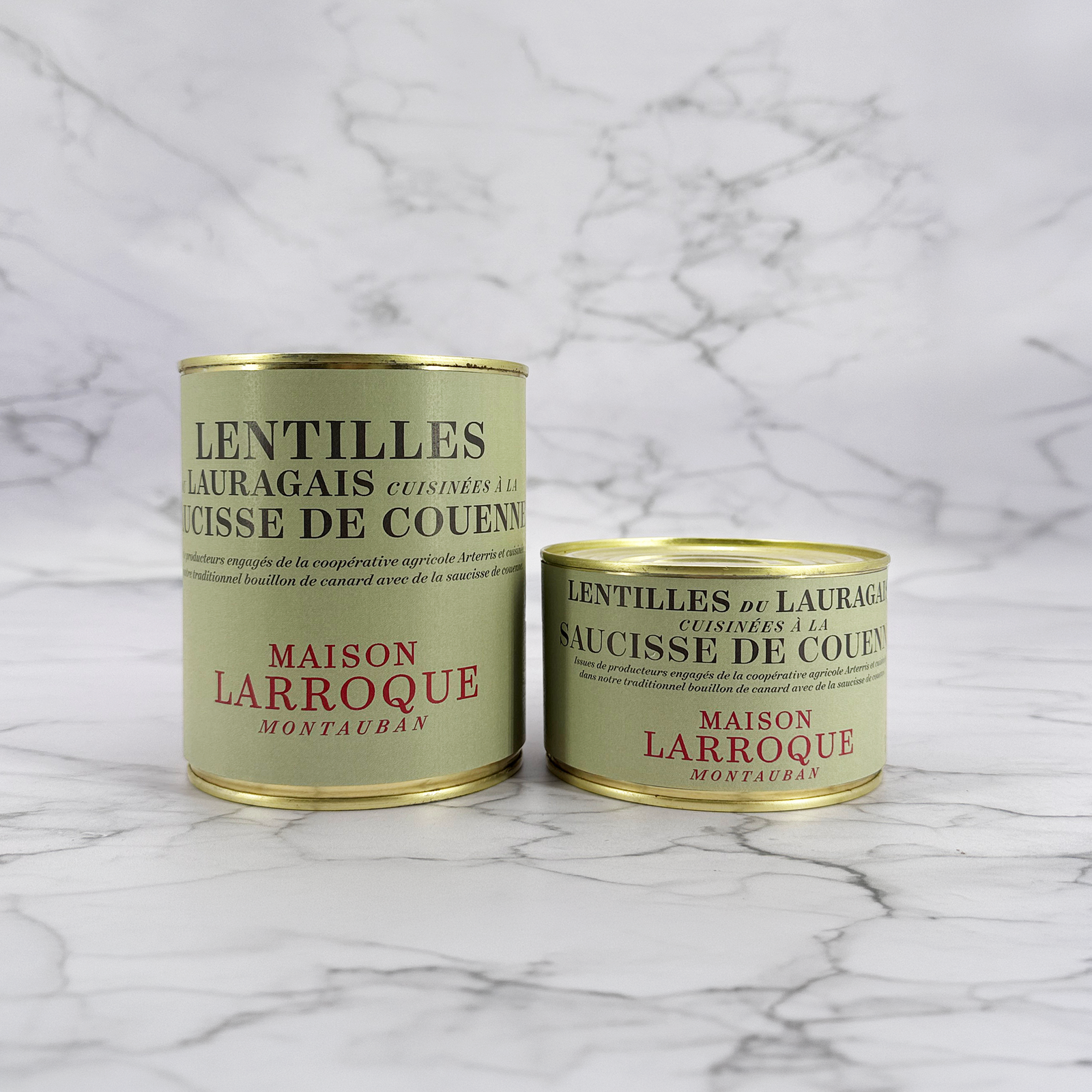 LENTILLES AUX SAUCISSES DE COUENNE CUISINÉES
