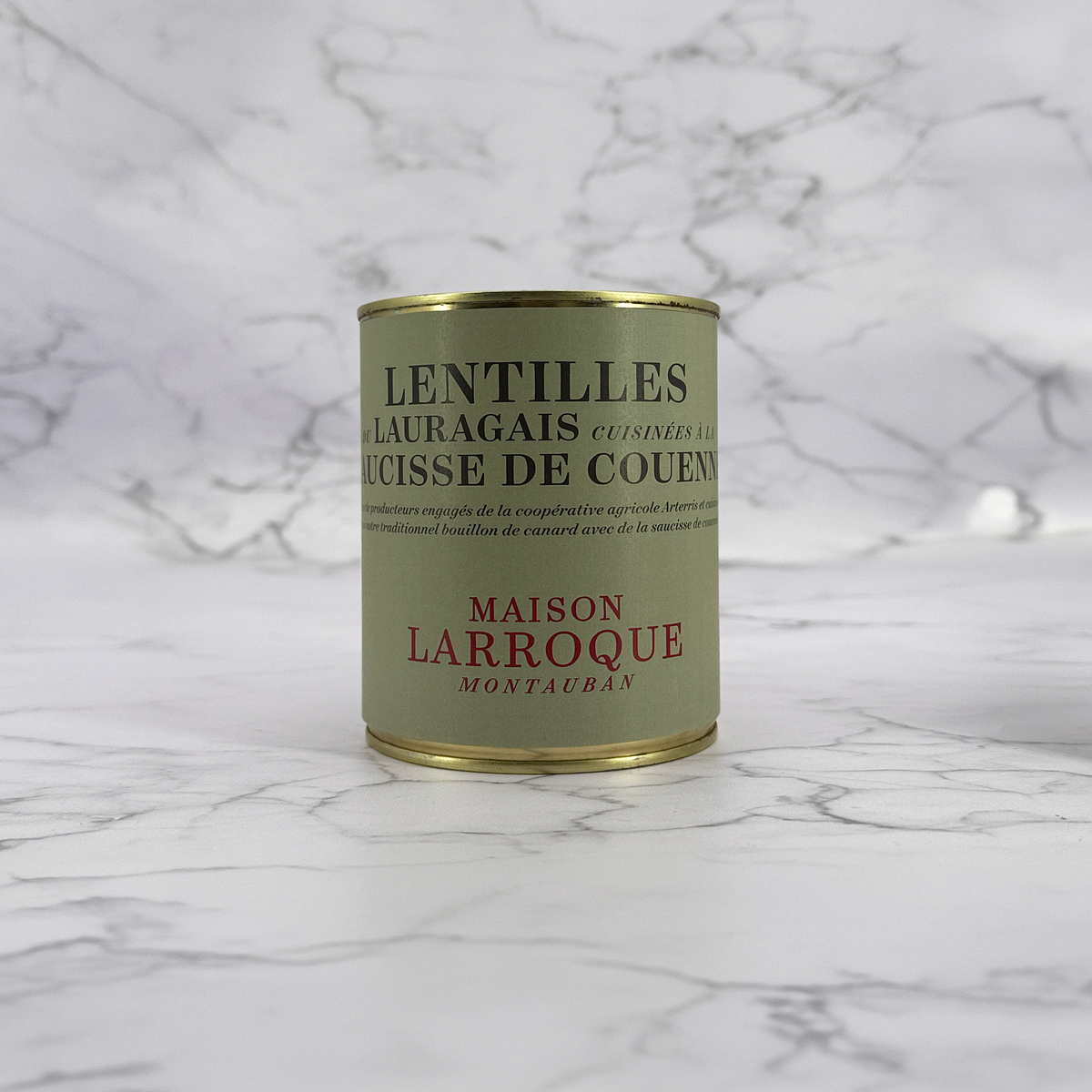LENTILLES AUX SAUCISSES DE COUENNE CUISINÉES