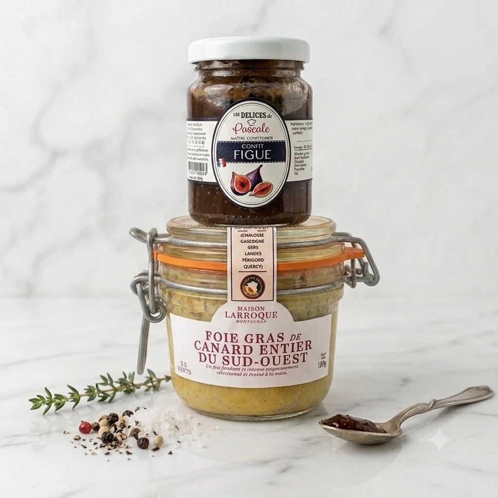 LOT FOIE GRAS ET SON CONFIT