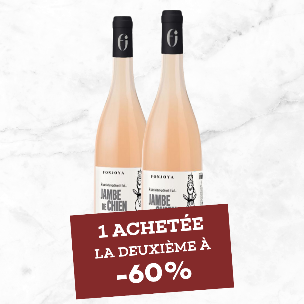 PACK 2 BOUTEILLES - VIN ROSÉ IGP GUILHEM DU DESERT JAMBE DE CHIEN