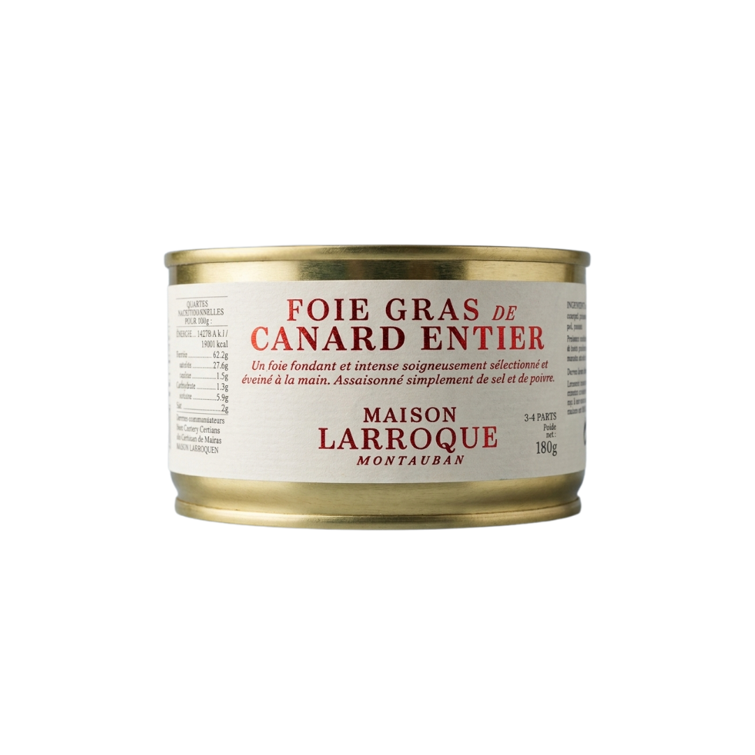 FOIE GRAS DE CANARD ENTIER