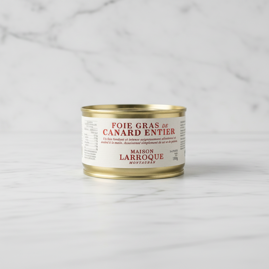 FOIE GRAS DE CANARD ENTIER