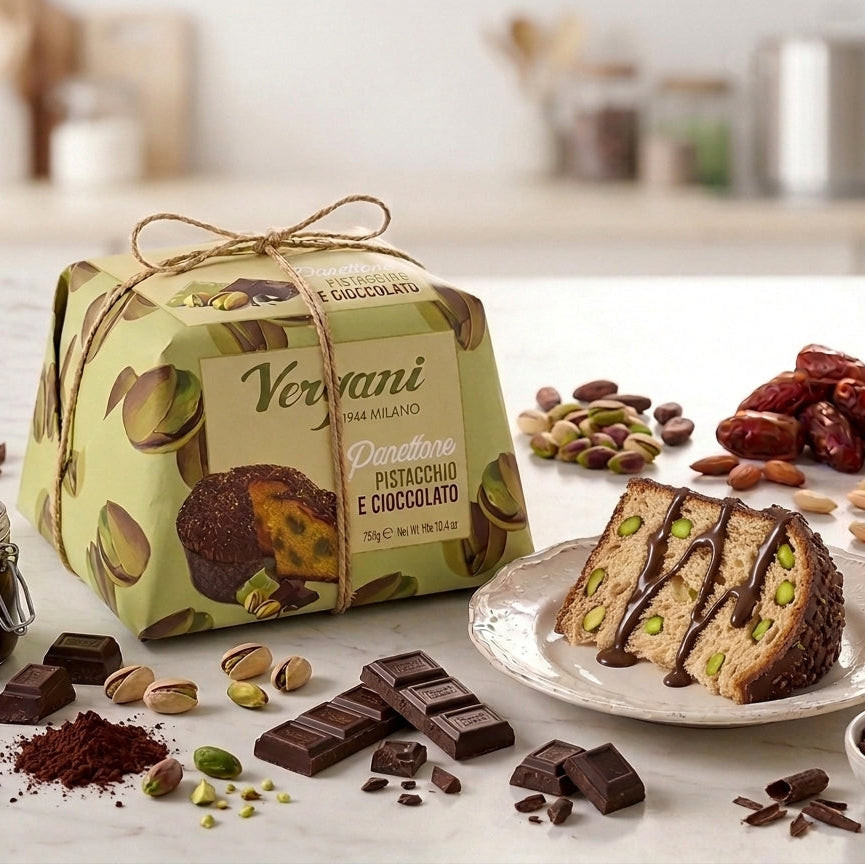 PANETTONE PISTACHE CHOCOLAT
