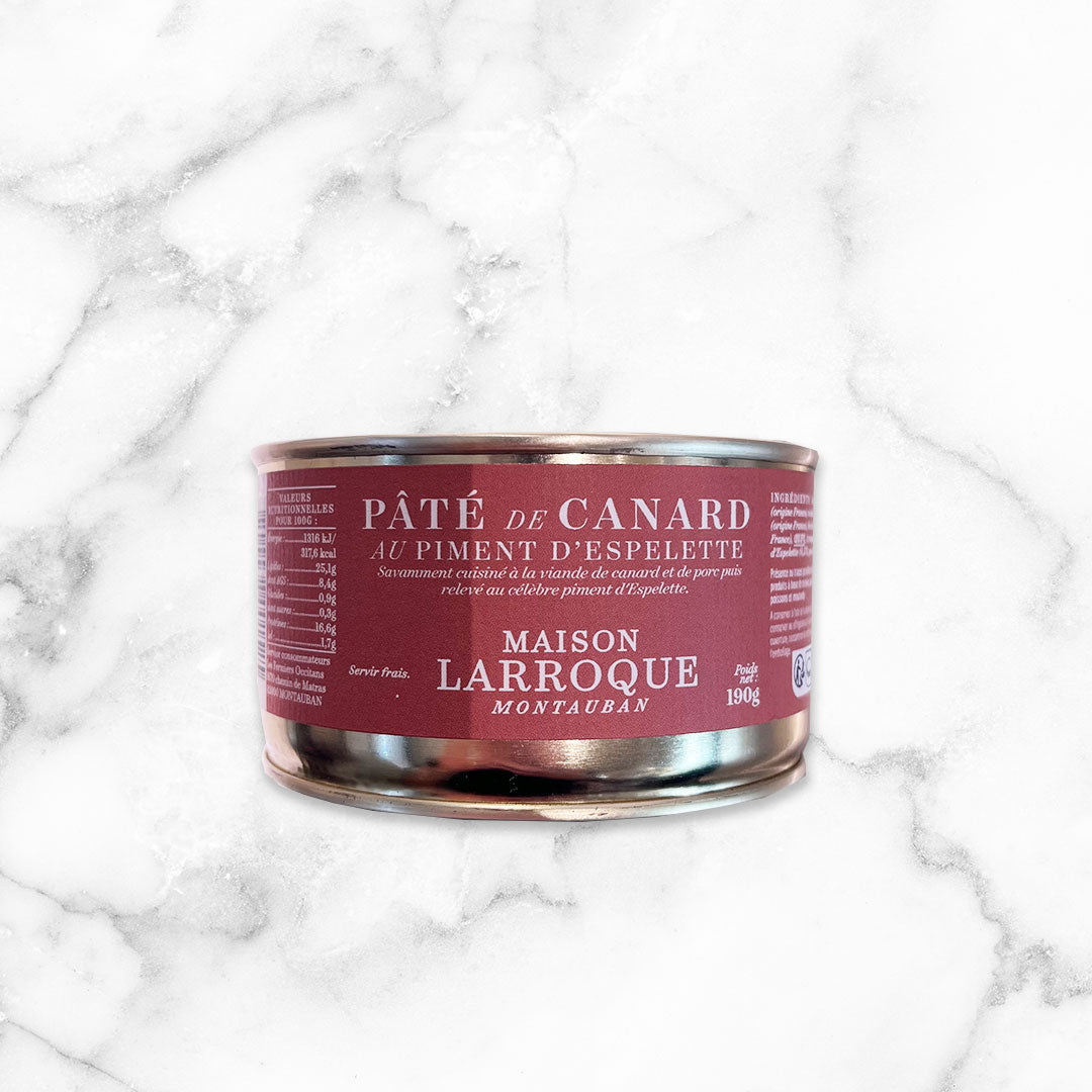 PÂTÉ DE CANARD AU PIMENT D&#39;ESPELETTE