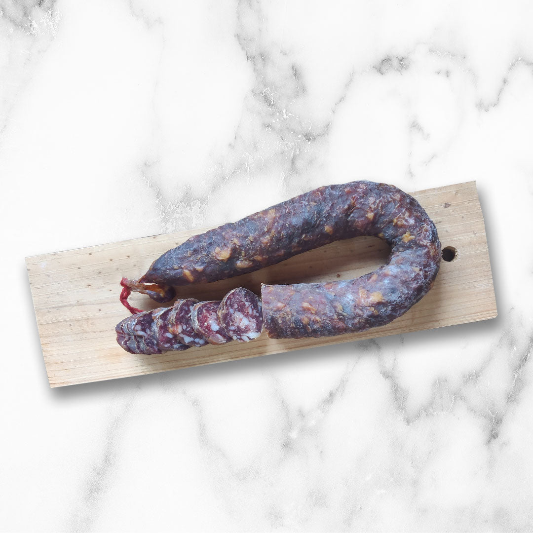 SAUCISSE SÈCHE DE CANARD FUMÉE