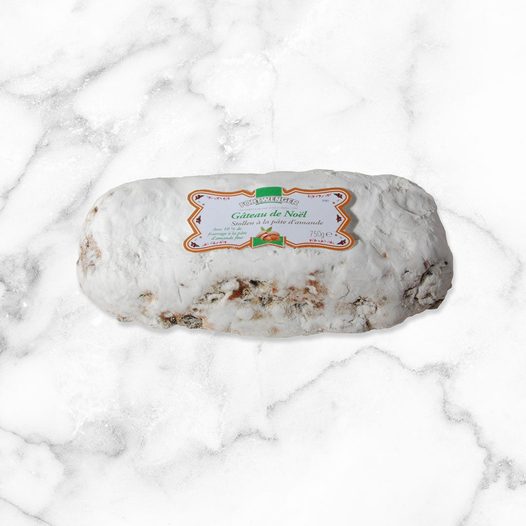 GÂTEAU DE NOËL AUX FRUITS ET A LA PÂTE D'AMANDES (STOLLEN)