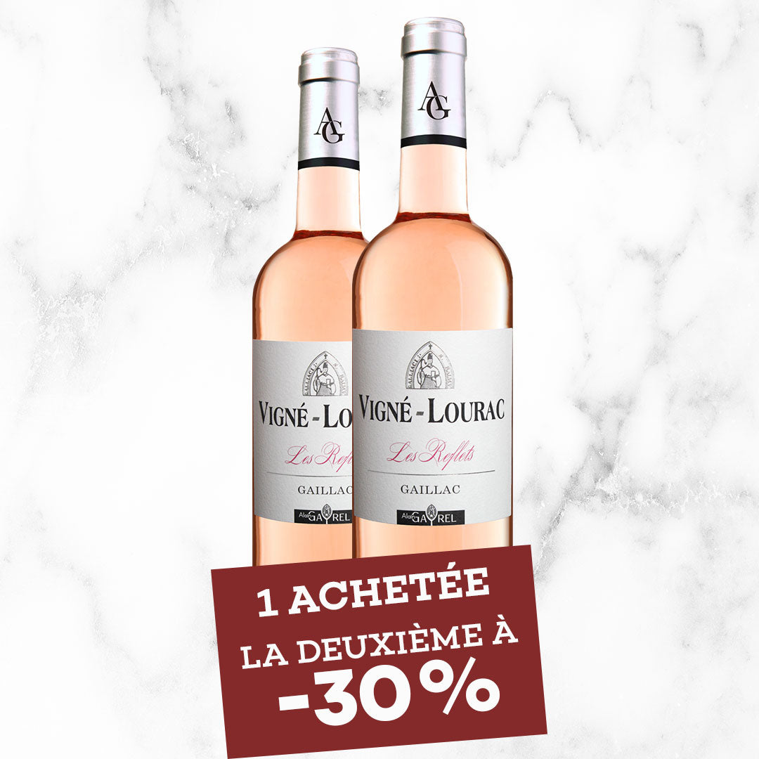 PACK 2 BOUTEILLES - VIN ROSÉ AOP GAILLAC LES REFLETS - VIGNE LOURAC