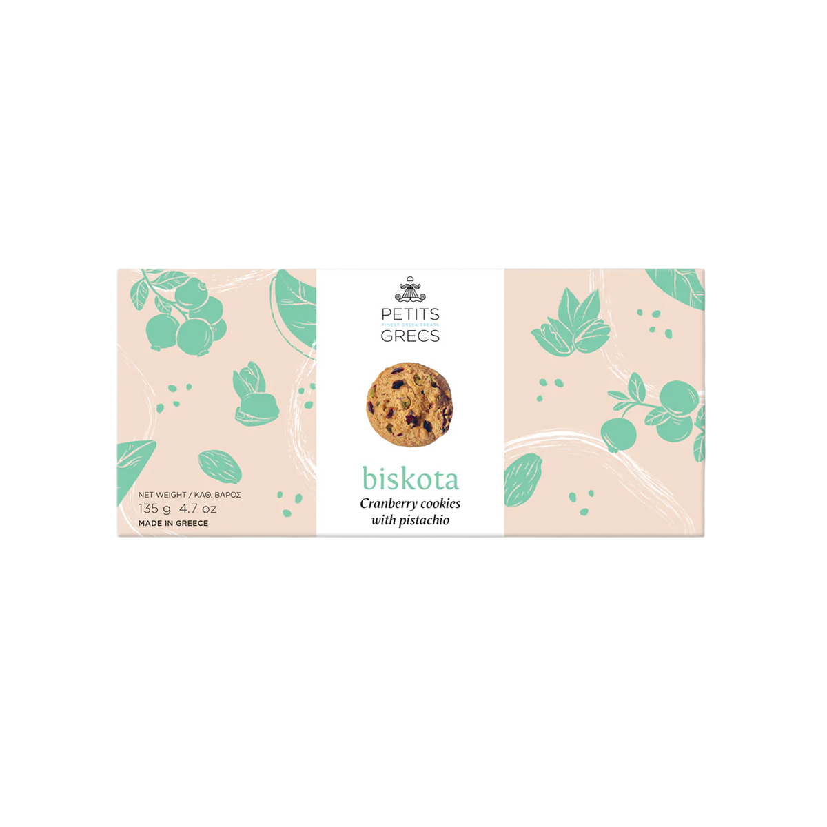 BISKOTA CRANBERRY PISTACHE