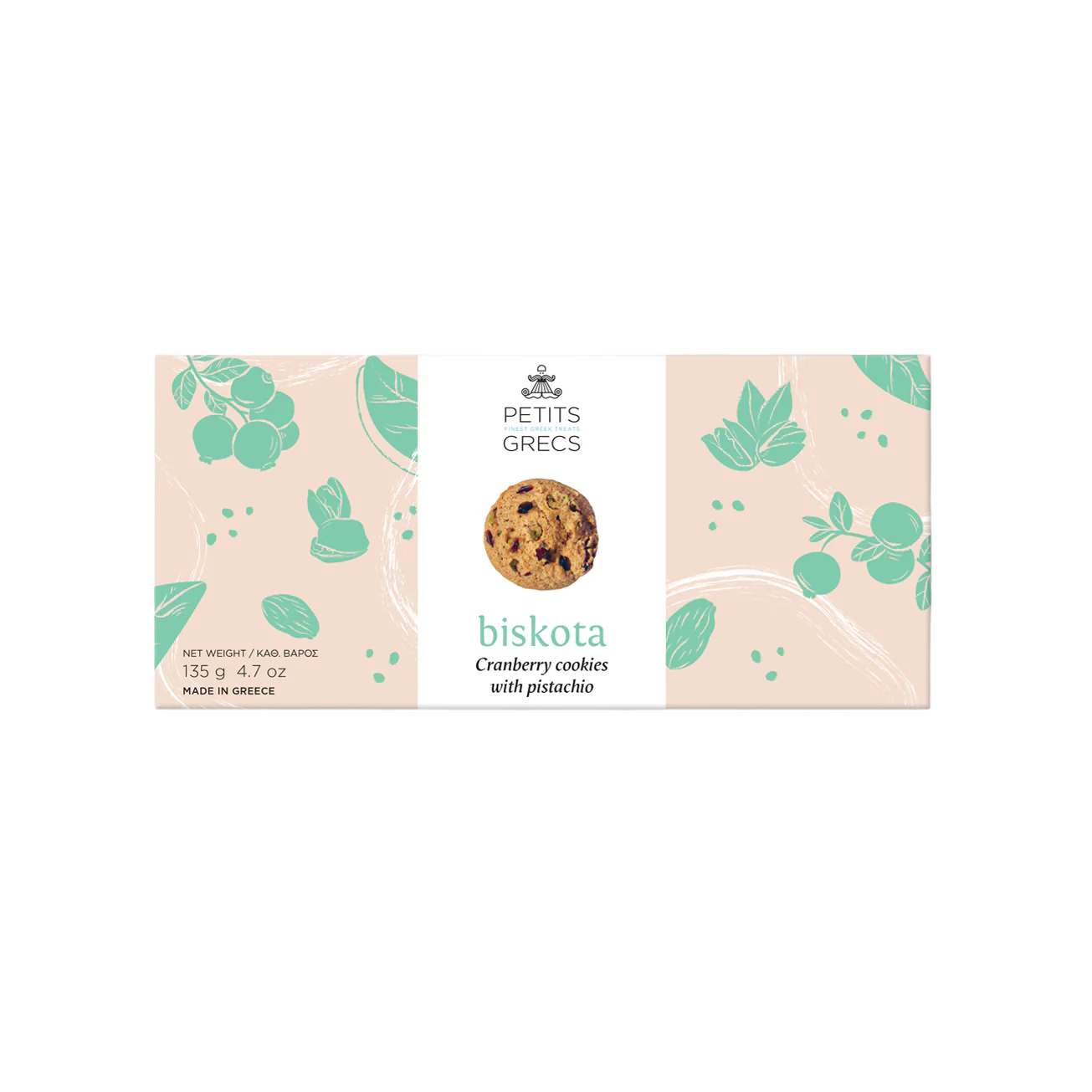 BISKOTA CRANBERRY PISTACHE