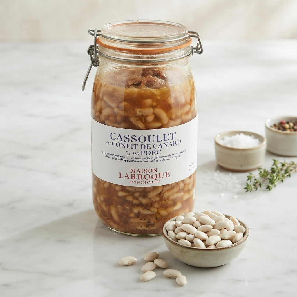 CASSOULET AU CANARD ET PORC