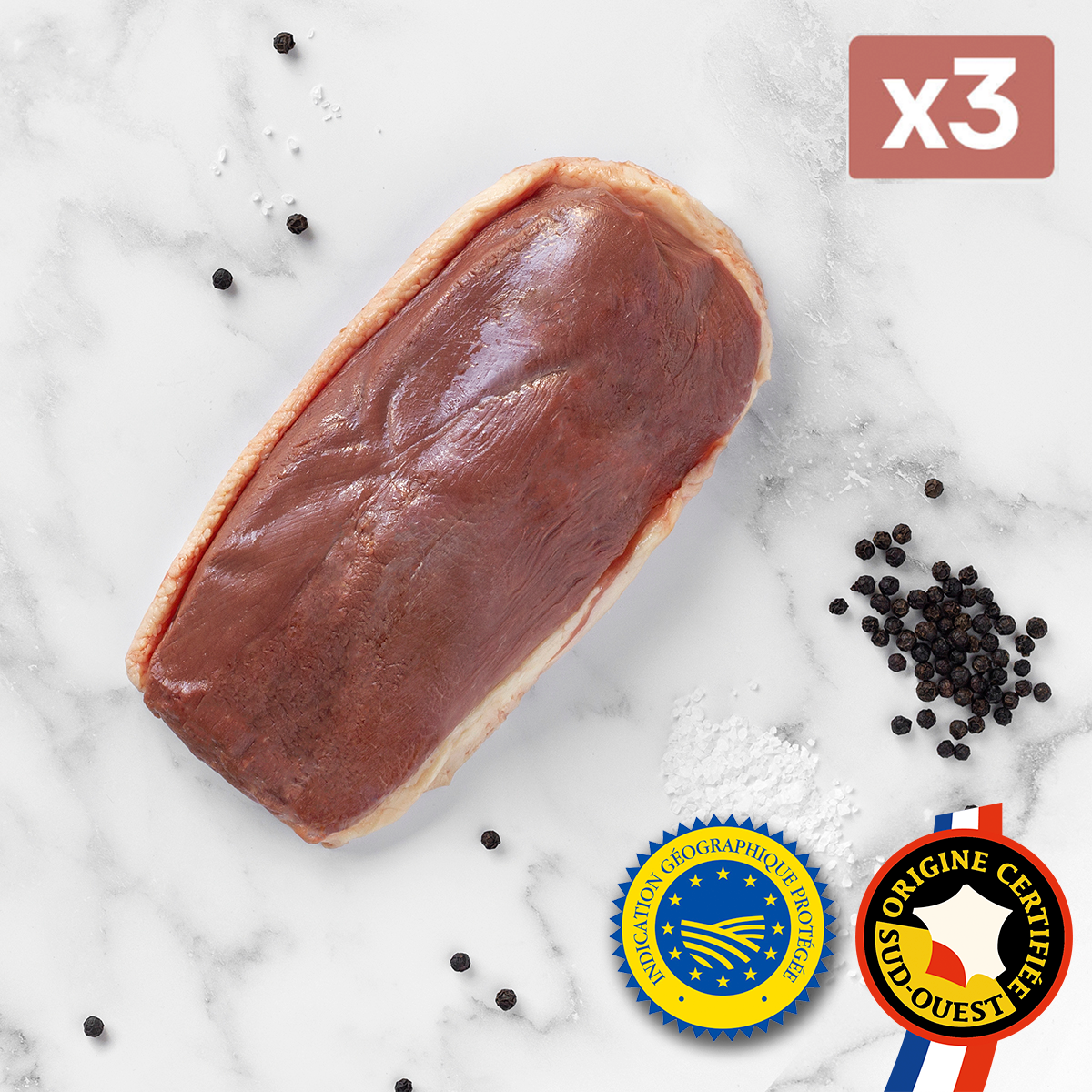 MAGRET DE CANARD IGP Sud Ouest FRAIS par 3