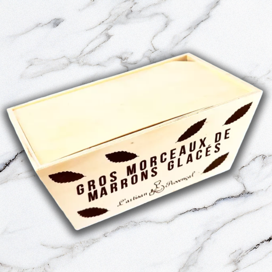 COFFRET MARRONS GLACES EN GROS MOCREAUX