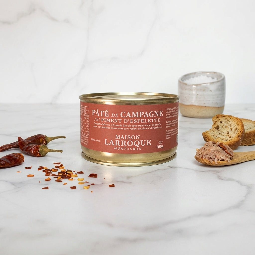 PÂTÉ DE CAMPAGNE AU PIMENT D'ESPELETTE