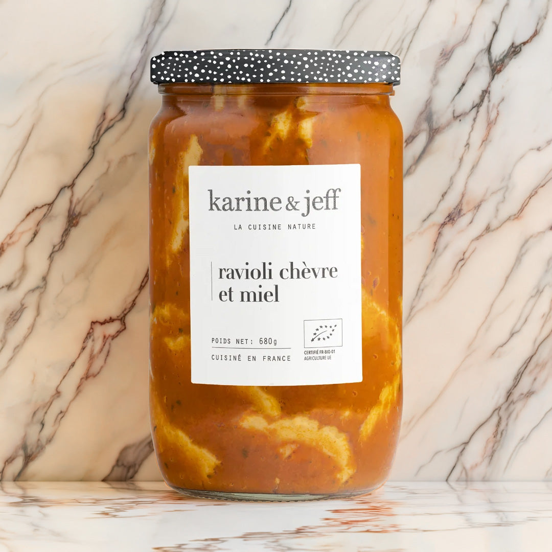 RAVIOLI CHÈVRE ET MIEL