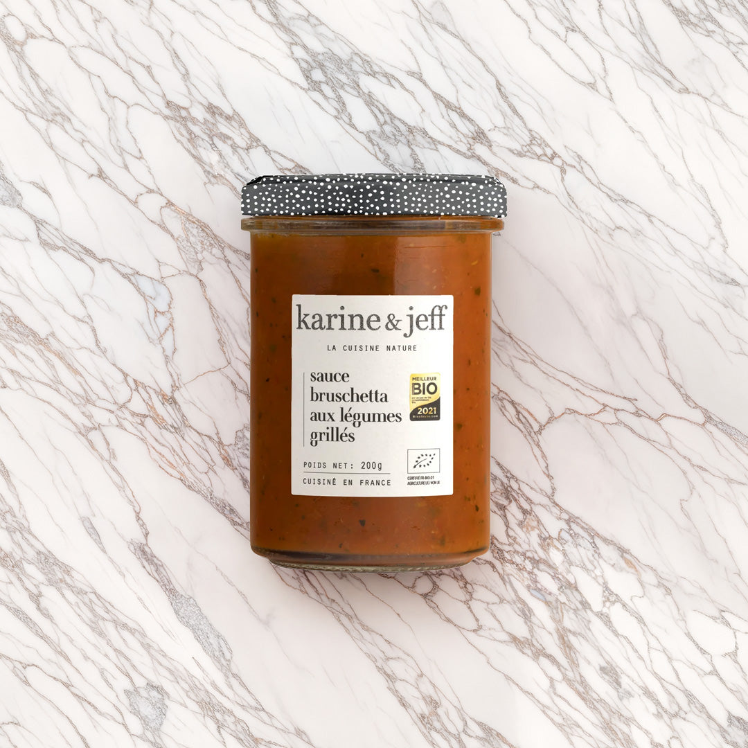 SAUCE BRUSCHETTA AUX LÉGUMES GRILLÉS