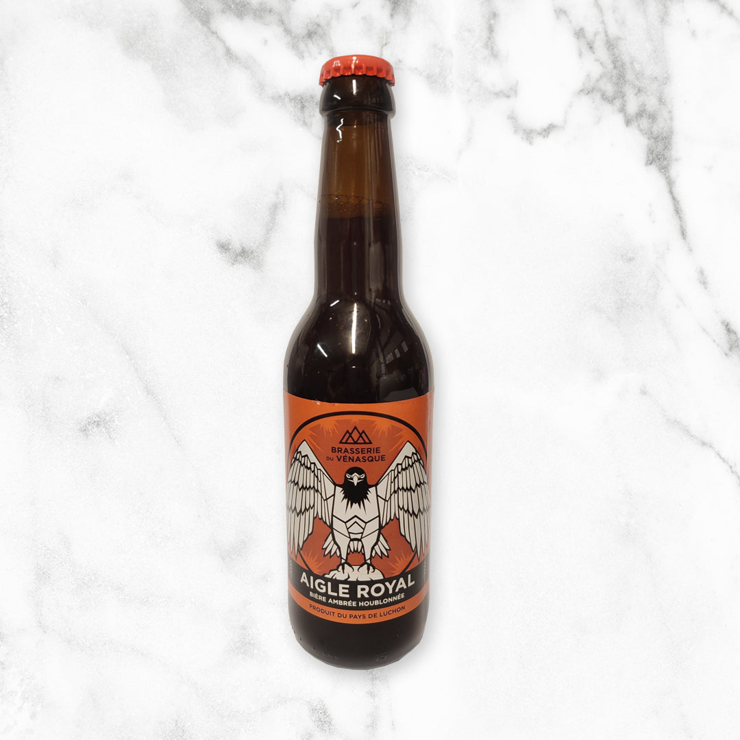 BIÈRE AMBRÉE L&#39;AIGLE ROYAL