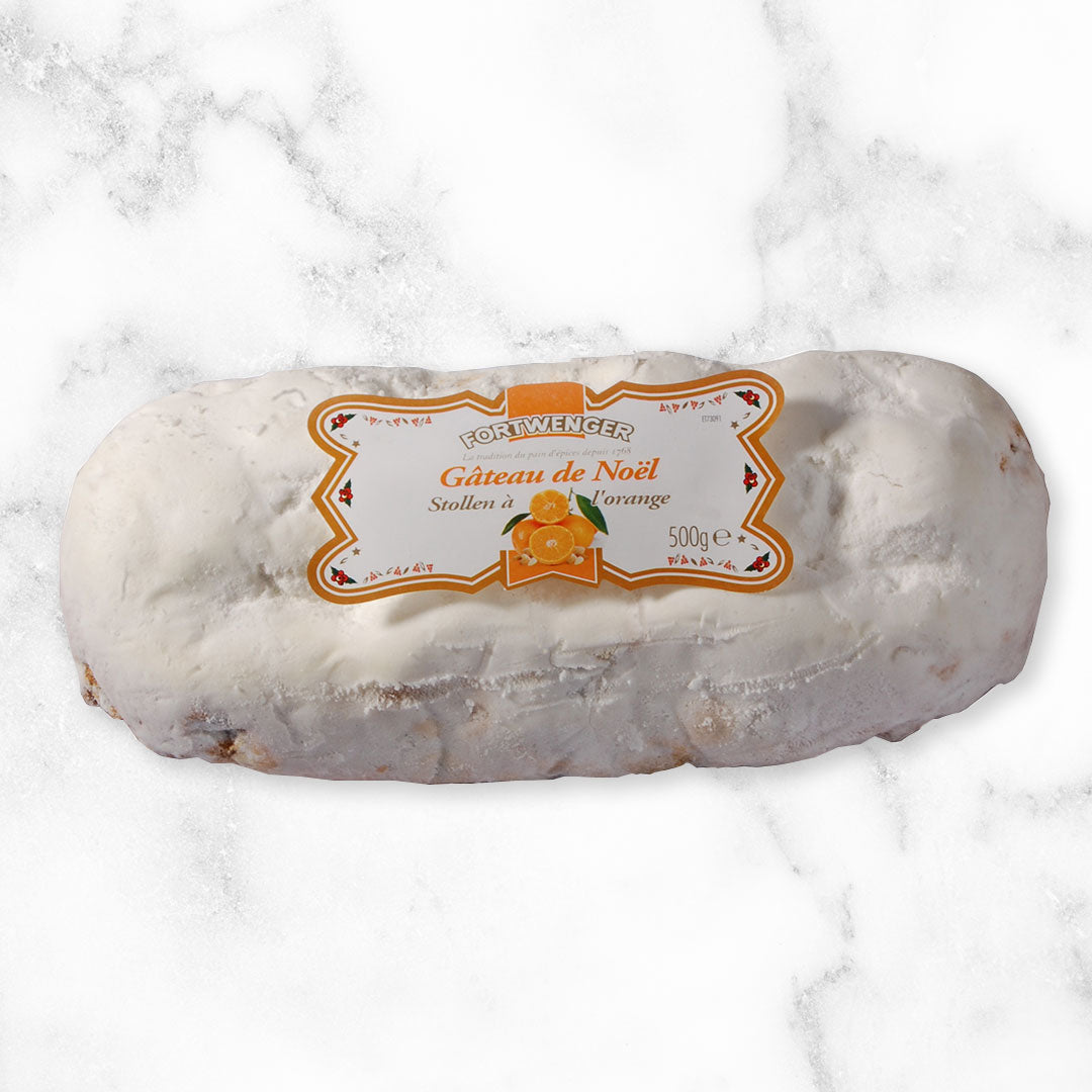 GÂTEAU DE NOËL À L&#39;ORANGE (STOLLEN)
