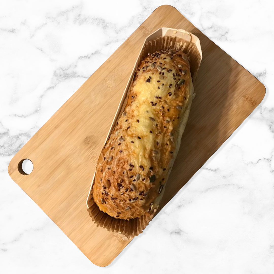 BRIOCHE SALÉE TOMATES CONFITES BASILIC