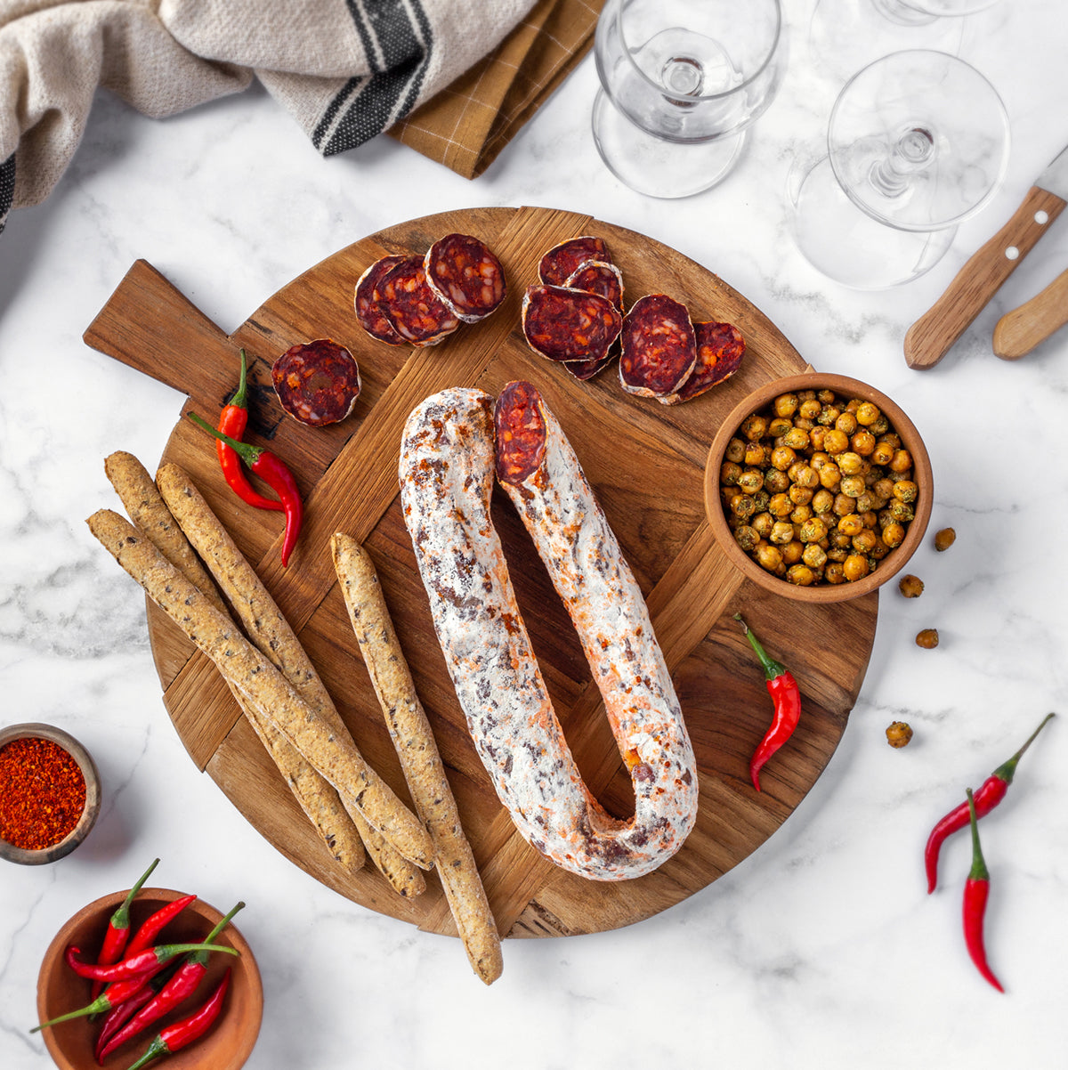 CHORIZO DE CANARD SEC