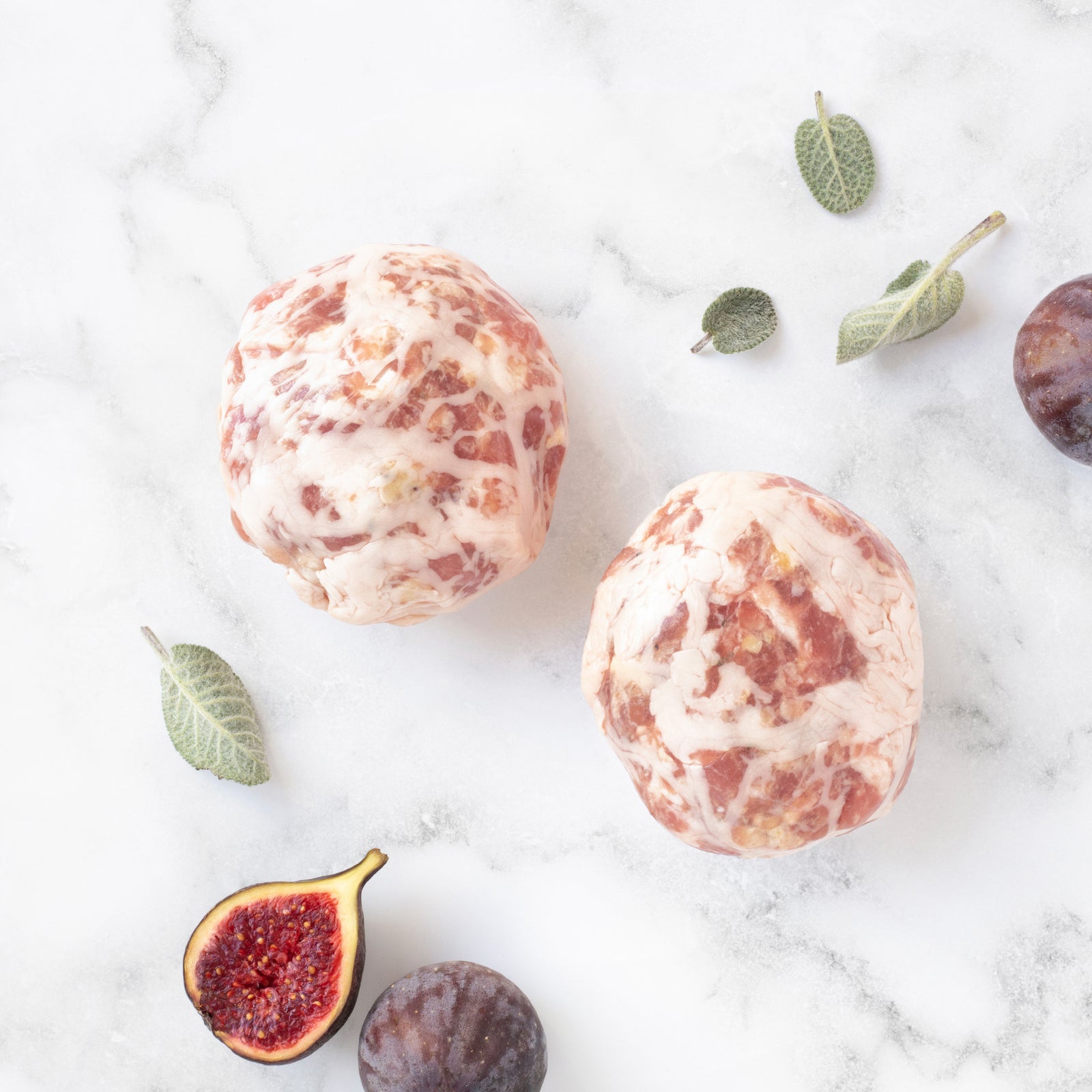 CRÉPINETTES DE PORC AU FOIE GRAS X2