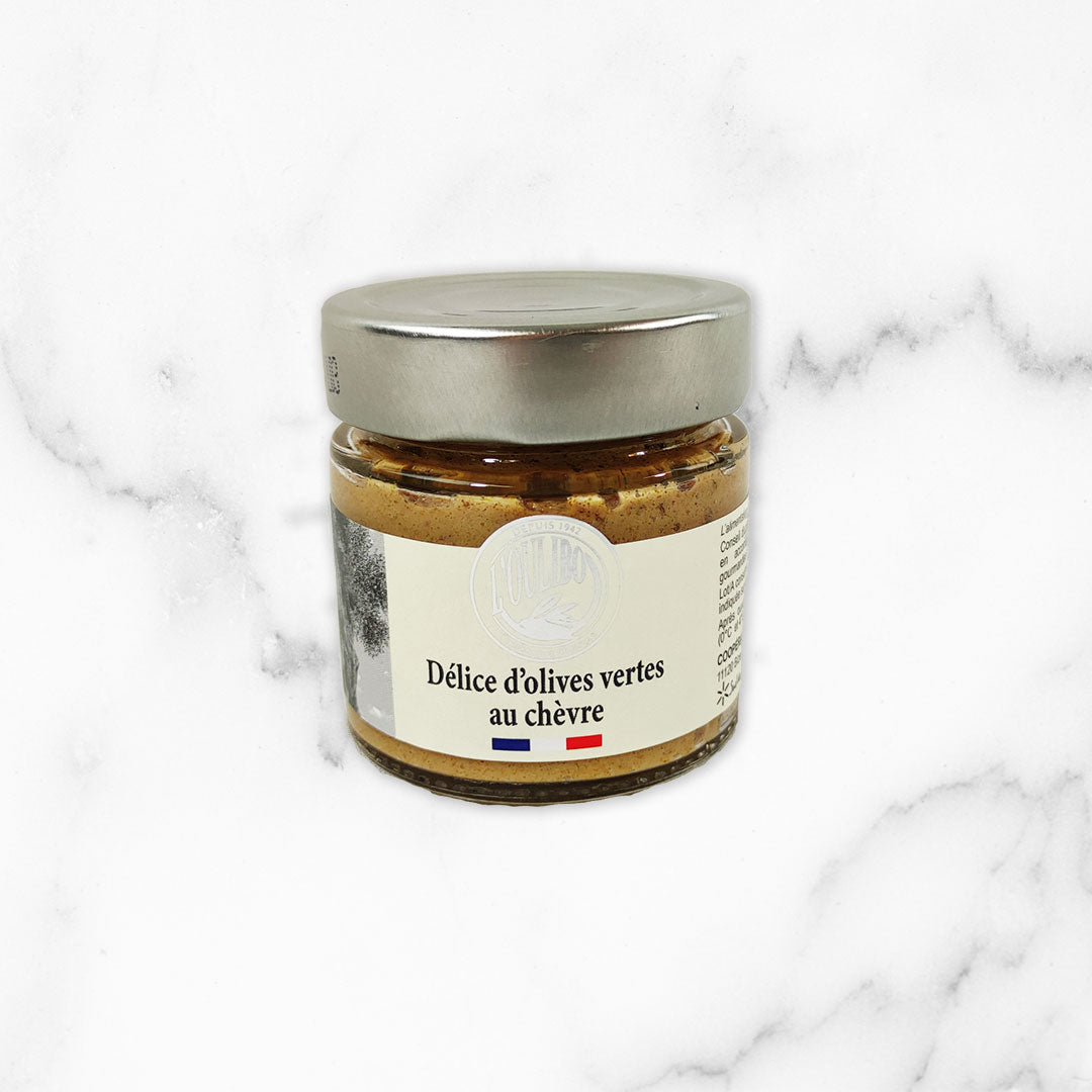 DÉLICE D'OLIVES VERTES CHÈVRE