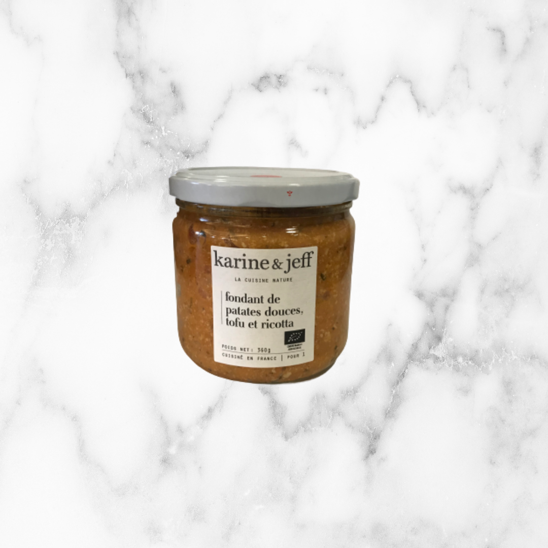 FONDANT DE PATATES DOUCES, TOFU ET RICOTTA