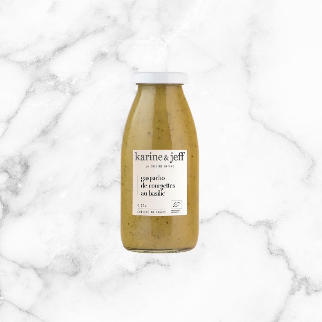 GASPACHO DE COURGETTES ET BASILIC