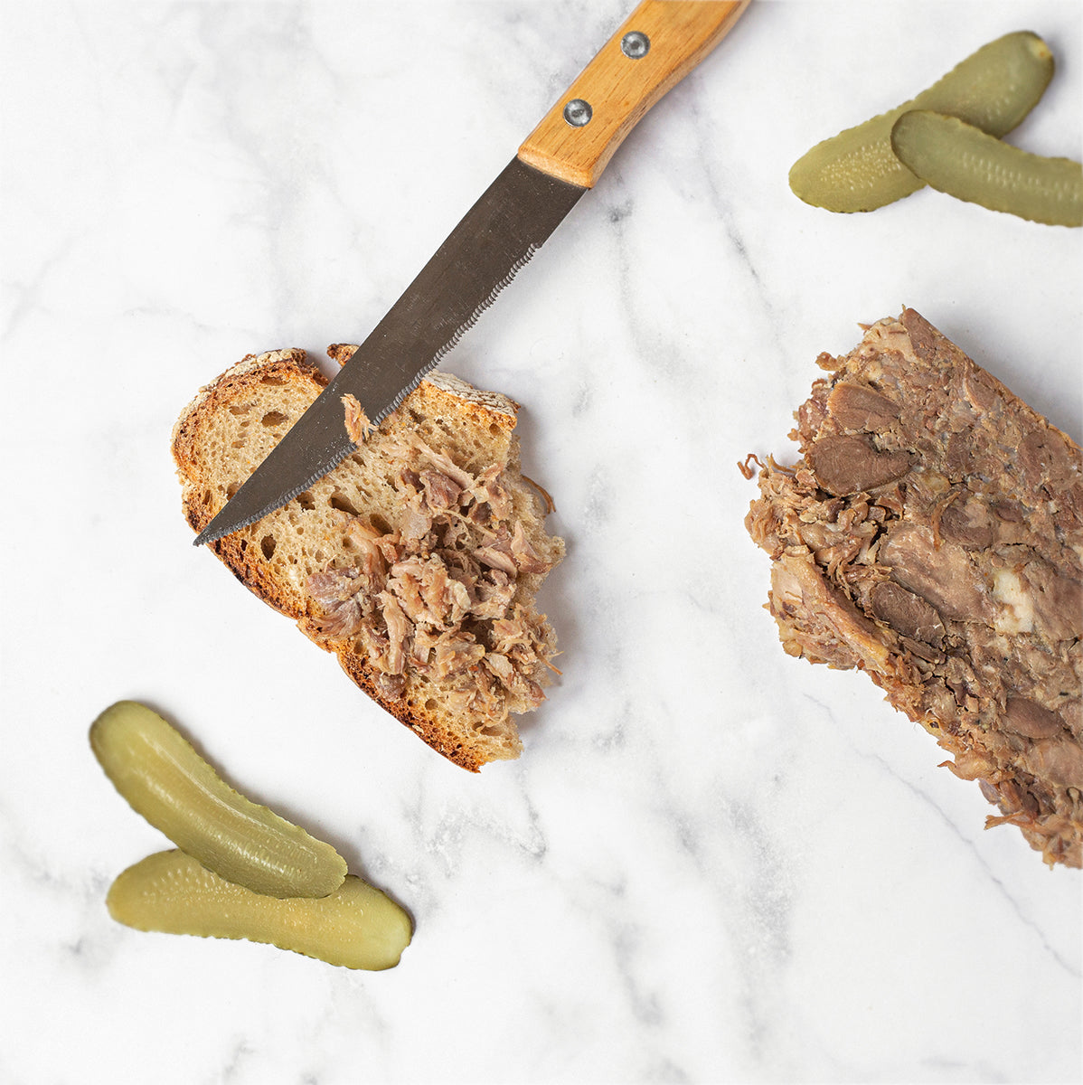 PÂTÉ DE FRITONS DE CANARD TRANCHÉ