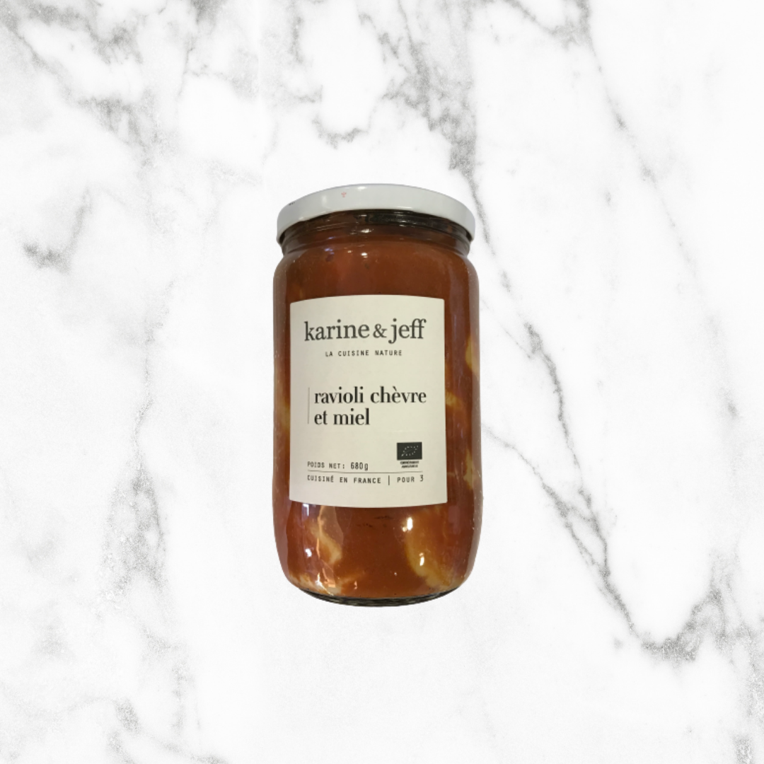 RAVIOLI CHÈVRE ET MIEL