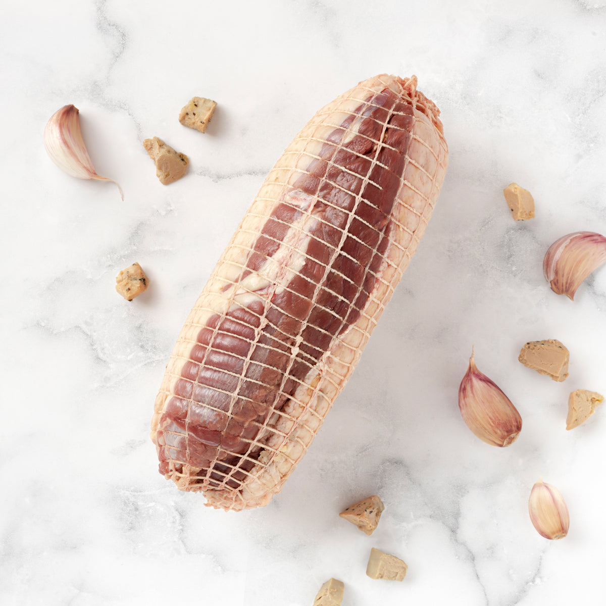 RÔTI DE DOUBLE MAGRET AU FOIE GRAS