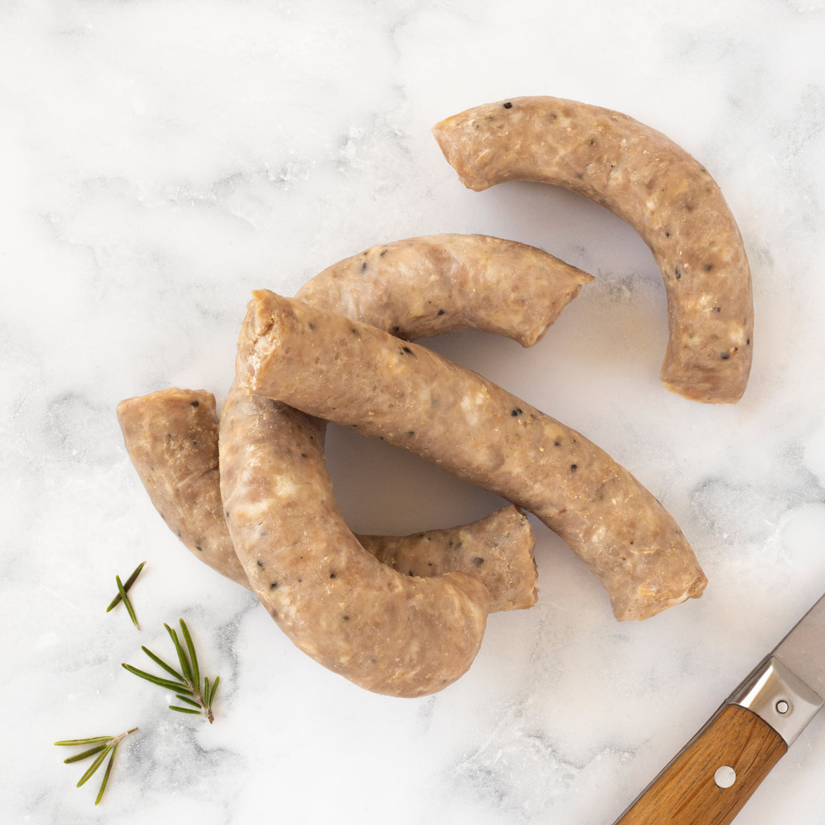 SAUCISSE DE PORC CONFITE