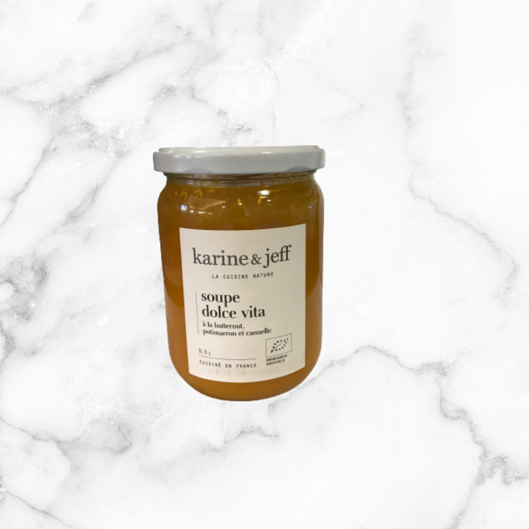 SOUPE DOLCE VITA (Butternut, potimarron et cannelle)